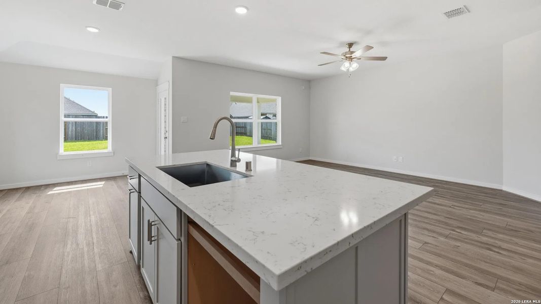 Furnished interior view inside a new home in Cloud Country, New Braunfels (Image 3).