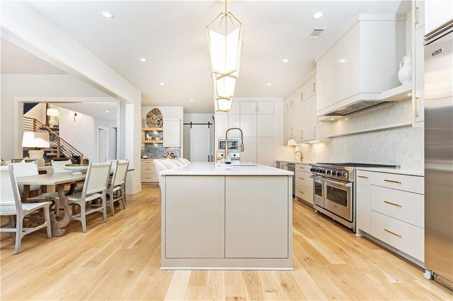 Furnished interior view inside a new home in , Marietta (Image 80).