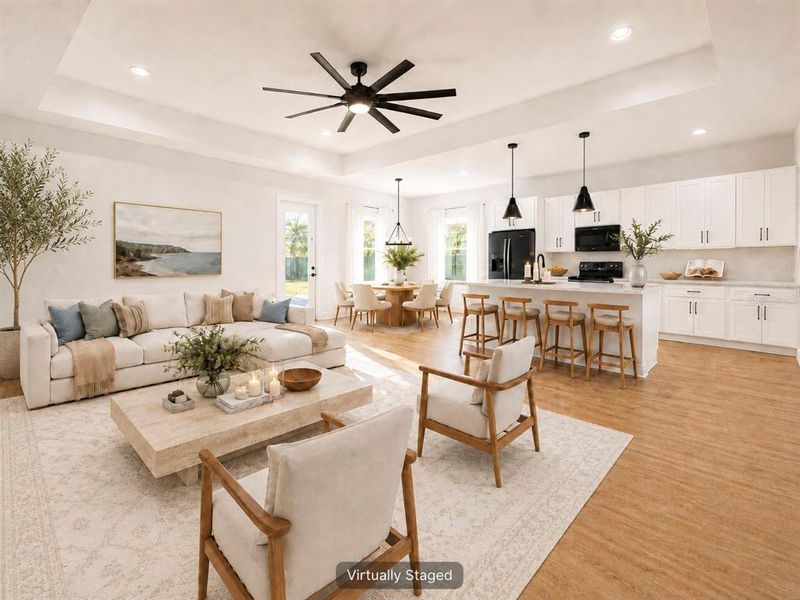 Furnished interior view inside a new home in , Spring Hill (Image 54).