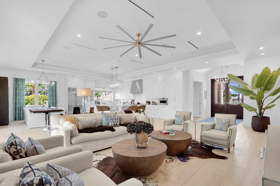 Furnished interior view inside a new home in , Jupiter (Image 11).