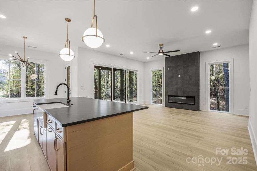 Furnished interior view inside a new home in , Matthews (Image 14).