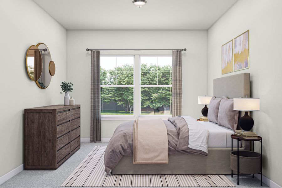 Representative furnished interior of a home built from the Fairfield by Tri Pointe Homes in Lagos Reserve, Manor (Image 7).