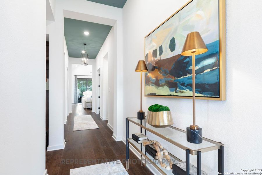 Furnished interior view inside a new home in Mayfair: 50ft. lots, New Braunfels (Image 12).