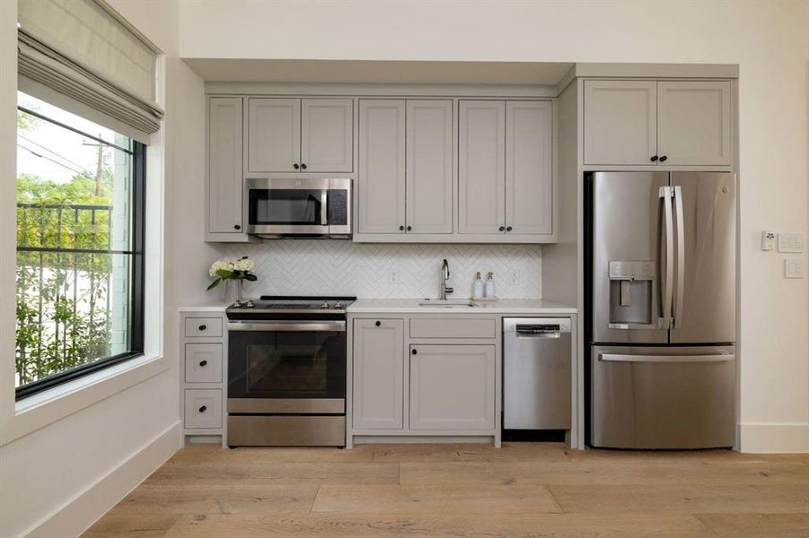 The guest quarters with it's amazing kitchen