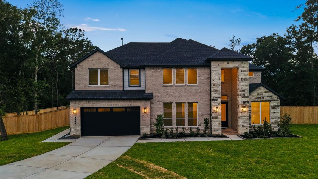 Representative exterior photo of a completed home built from the Capri by D.R. Horton in Butlers Bend Estates, Pinehurst, TX (Image 22).