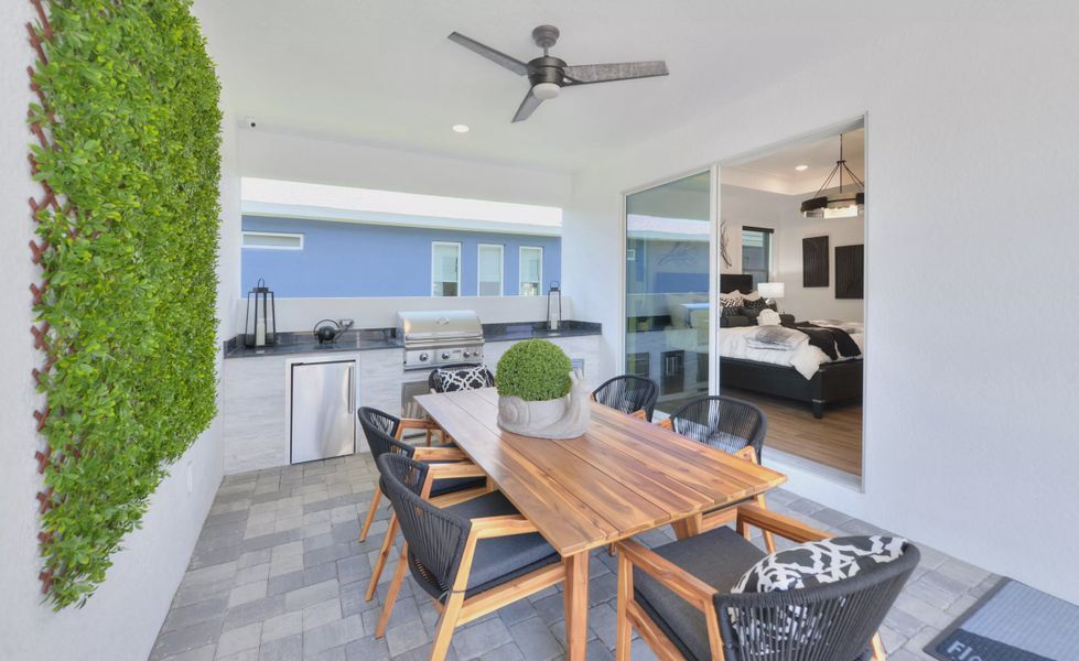 Furnished interior view inside a new home in Persimmon Park, Wesley Chapel (Image 28).