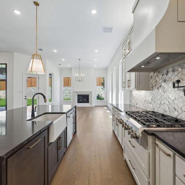 Furnished interior view inside a new home in StarView, Prosper (Image 31).
