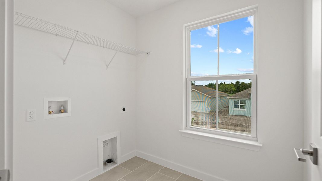 Highbourne Second Floor Laundry Room by DRB Homes in Willowbrook North located in Winter Haven, FL. Highbourne Second Floor Laundry Room by DRB Homes in Willowbrook North located in Winter Haven, FL.