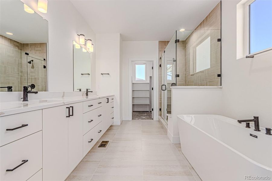 Furnished interior view inside a new home in West Grange, Longmont (Image 13).
