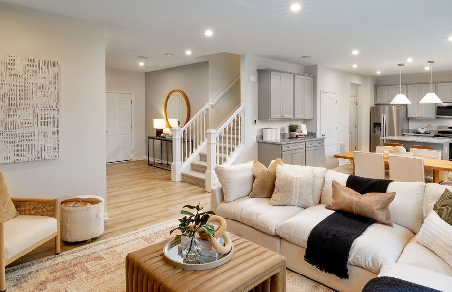 Furnished interior view inside a new home in Solserra, Shallotte (Image 22).