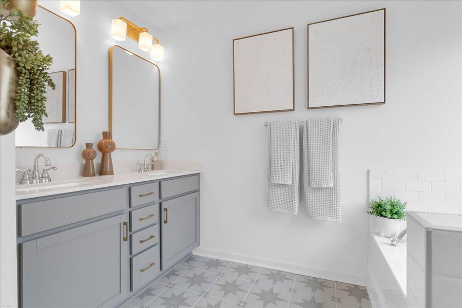 Furnished interior view inside a new home in , Ravenel (Image 28).