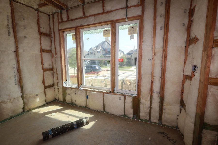 In-progress construction of a new home in Riceland - Enclave Collection, Mont Belvieu, TX (Image 6).