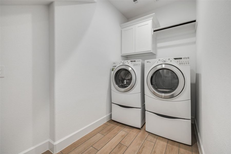 Large Laundry room on first floor, washer & dryer included