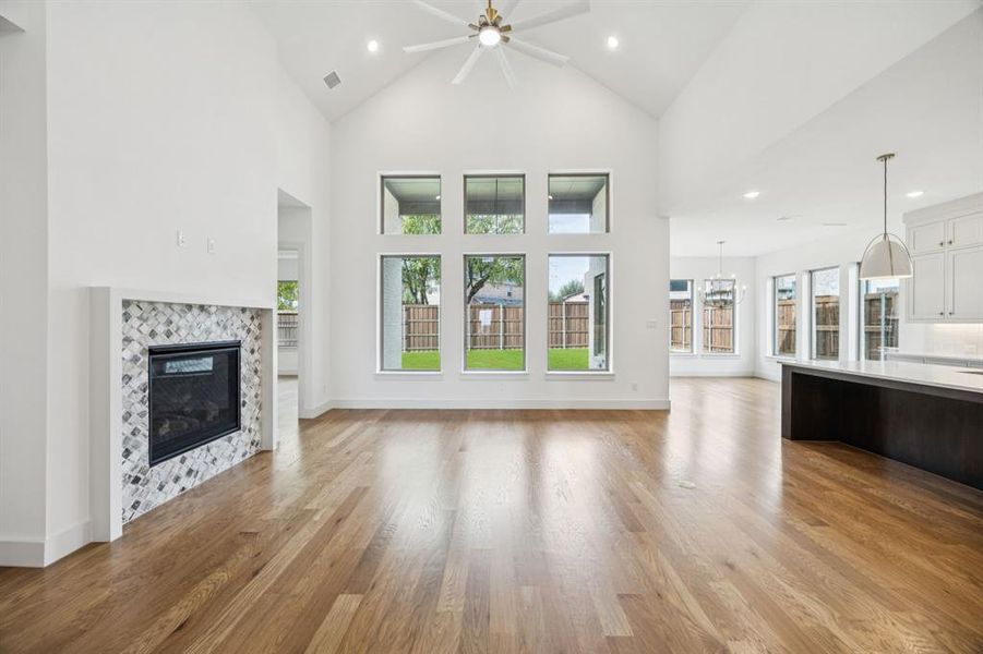 The open concept design of our Brenham III floor plan is an entertainer's dream home!