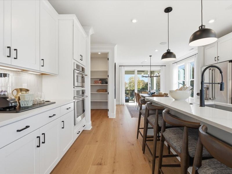Representative furnished interior of a home built from the Aster by Tri Pointe Homes in Ross Farms, Charlotte (Image 17).