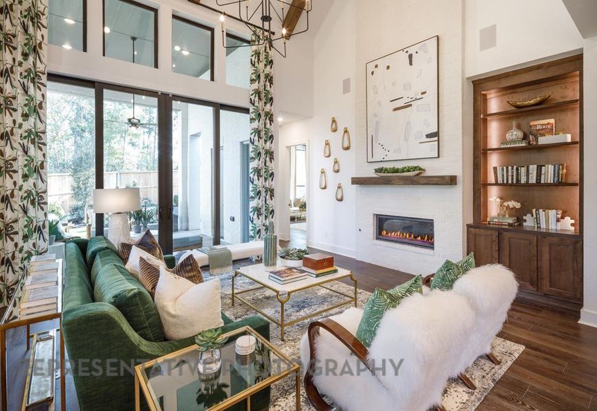 Furnished interior view inside a new home in , Fulshear (Image 13).