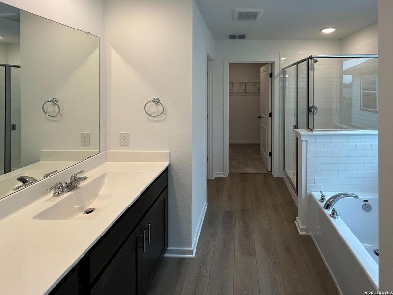 Furnished interior view inside a new home in Hennersby Hollow, San Antonio (Image 13).