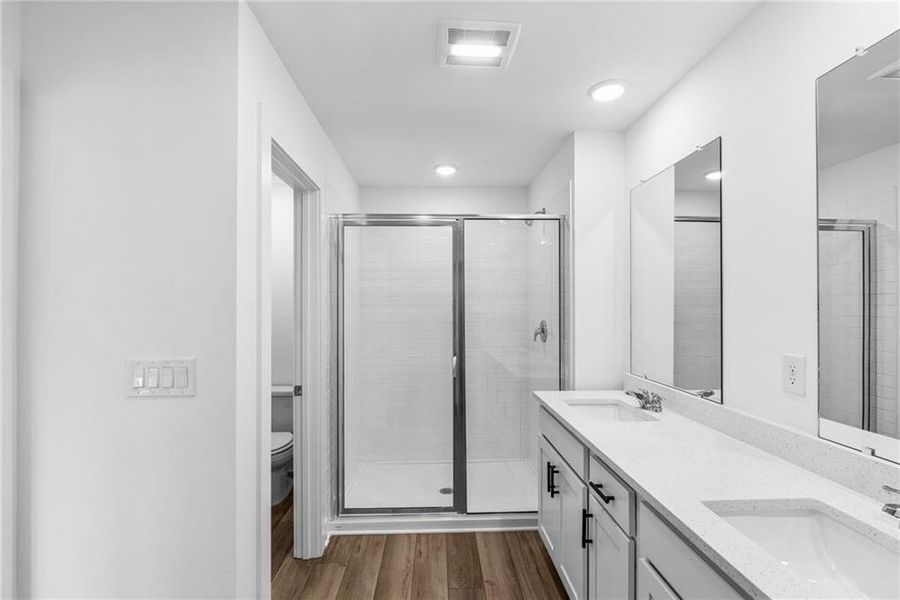 Furnished interior view inside a new home in Grandview Terrace, Canton (Image 5).