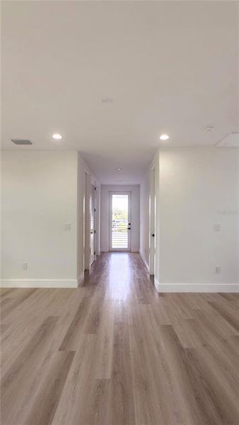 From Family Room to back balcony viewing the lake