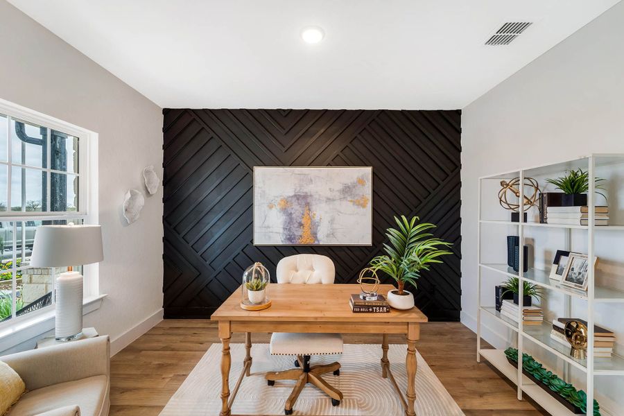 Representative furnished interior of a home built from the Rio Grande by CastleRock Communities in Lone Oak, San Antonio (Image 6).