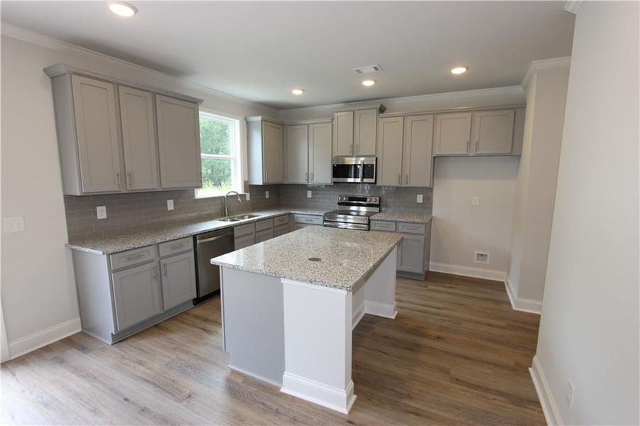Furnished interior view inside a new home in Clark Farms, Flowery Branch (Image 4).