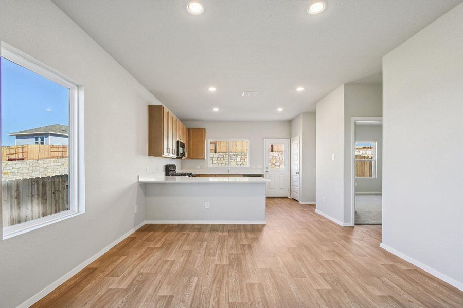 Living Room to Kitchen & Dining