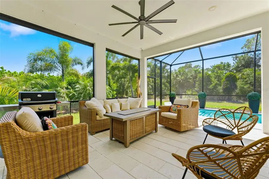 Exterior details and patio area of a home in , Parrish (Image 4). Exterior details and patio area of a home in , Parrish (Image 4).