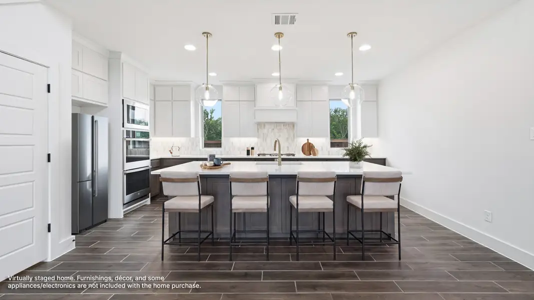 Furnished interior view inside a new home in The Parks at Wilson Creek, Celina (Image 4).