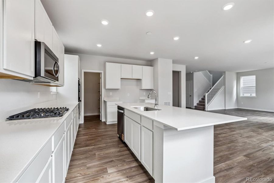 Furnished interior view inside a new home in Floret Collection at Parkdale Commons, Lafayette (Image 7).