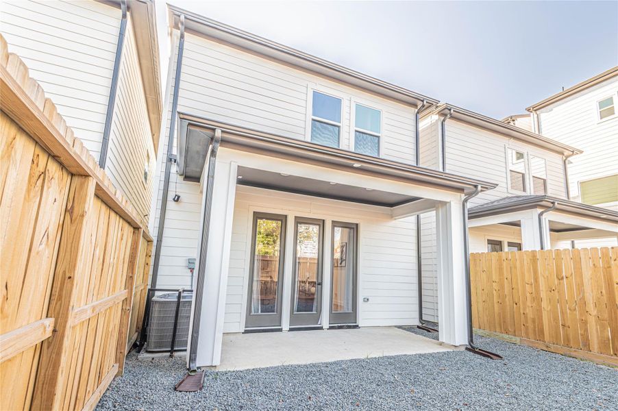 Exterior details and patio area of a home in , Houston (Image 19). Exterior details and patio area of a home in , Houston (Image 19).