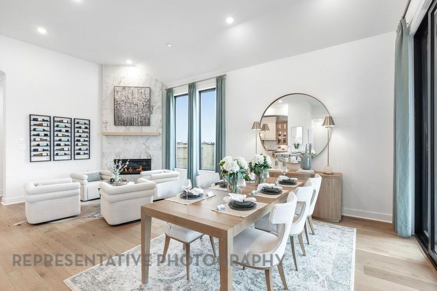 Furnished interior view inside a new home in Harvest Green, Richmond (Image 22).