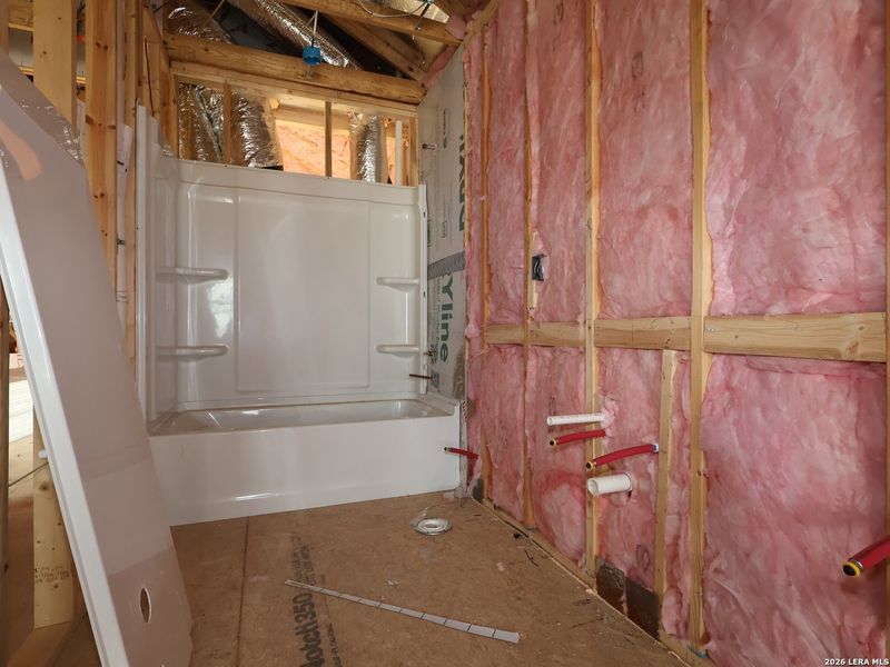 In-progress construction of a new home in Meadows at Clear Springs, New Braunfels, TX (Image 35).