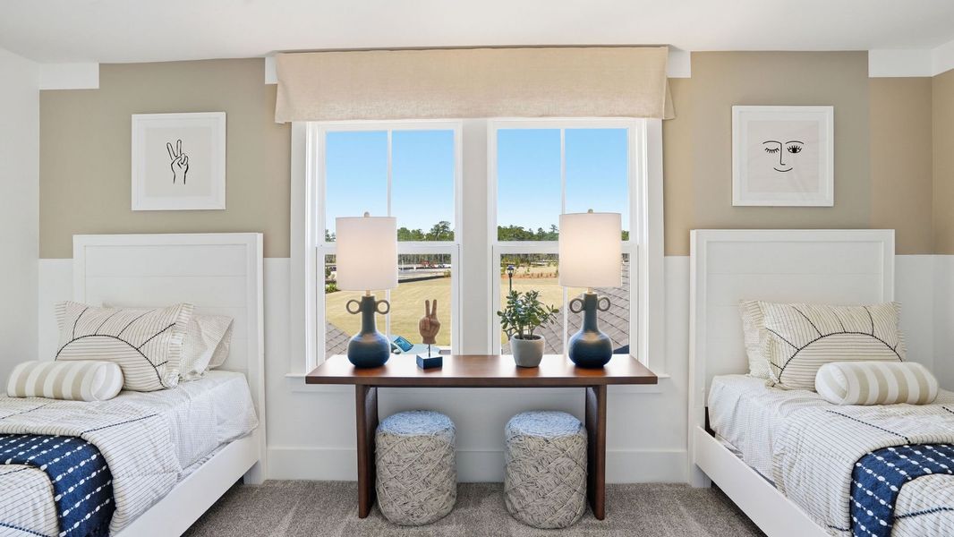 Representative furnished interior of a home built from the Stellar by Del Webb in Del Webb Point Hope, Charleston (Image 24). Representative furnished interior of a home built from the Stellar by Del Webb in Del Webb Point Hope, Charleston (Image 24).
