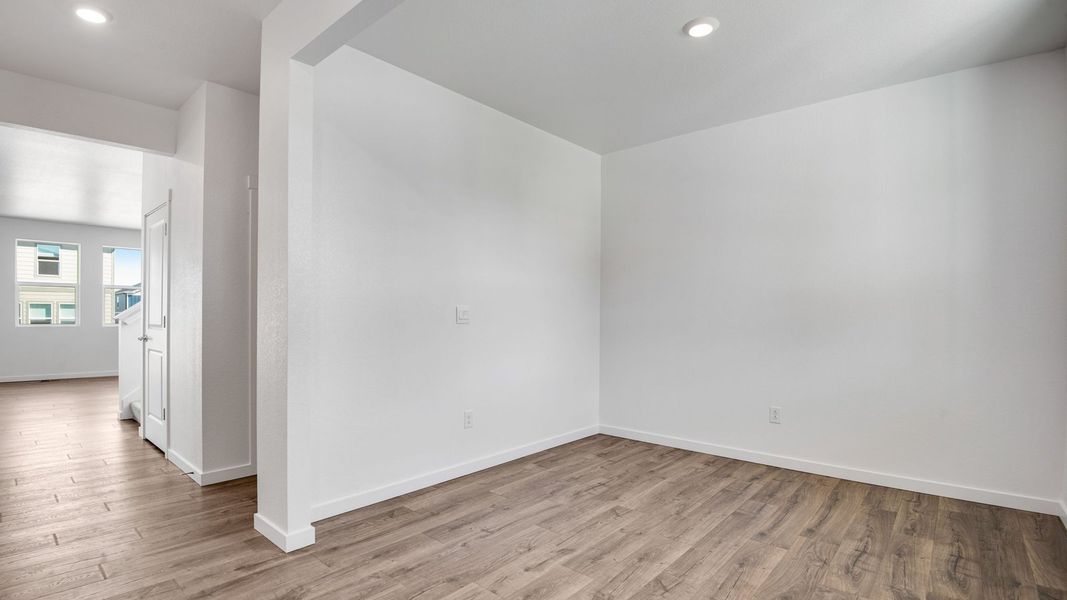 Spacious, unfurnished interior of a new home in Trails at Crowfoot, Parker (Image 14). Spacious, unfurnished interior of a new home in Trails at Crowfoot, Parker (Image 14).