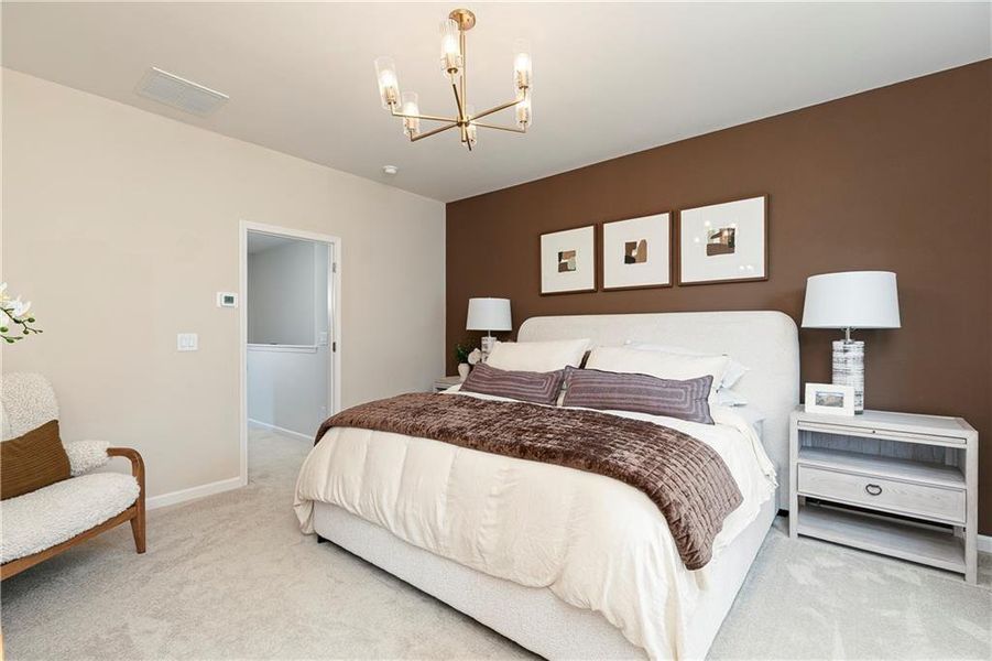 Furnished interior view inside a new home in The Beacon at Old Peachtree Single Family Homes, Lawrenceville (Image 14).