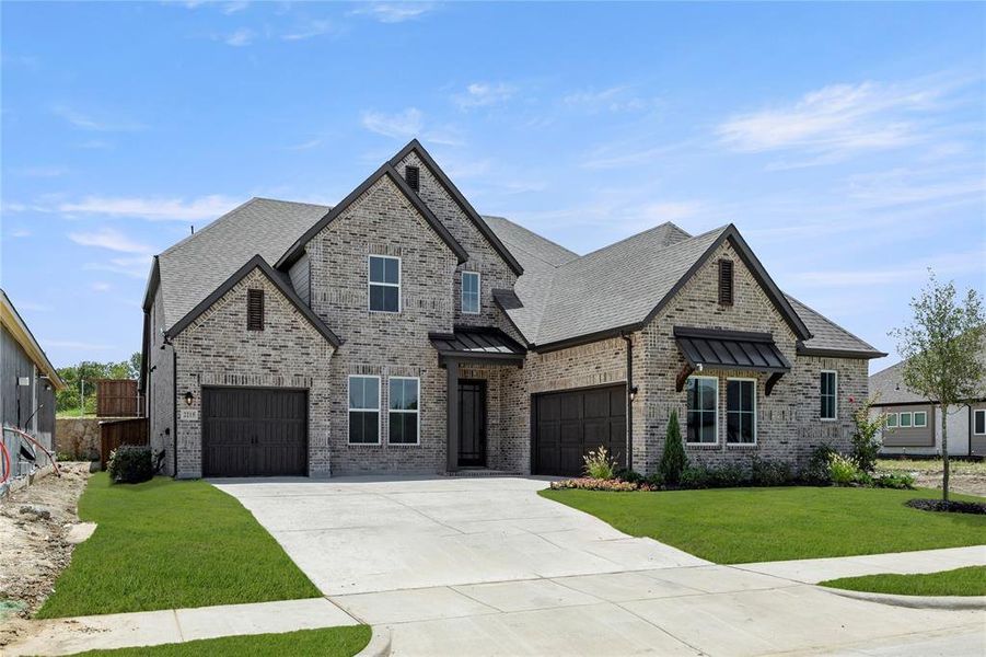 Front exterior of a new home in , Rockwall, TX, highlighting curb appeal (Image 18). Front exterior of a new home in , Rockwall, TX, highlighting curb appeal (Image 18).
