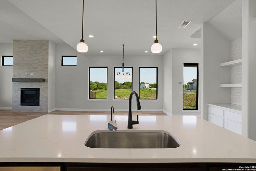 Furnished interior view inside a new home in Nolte Farms, Seguin (Image 9).