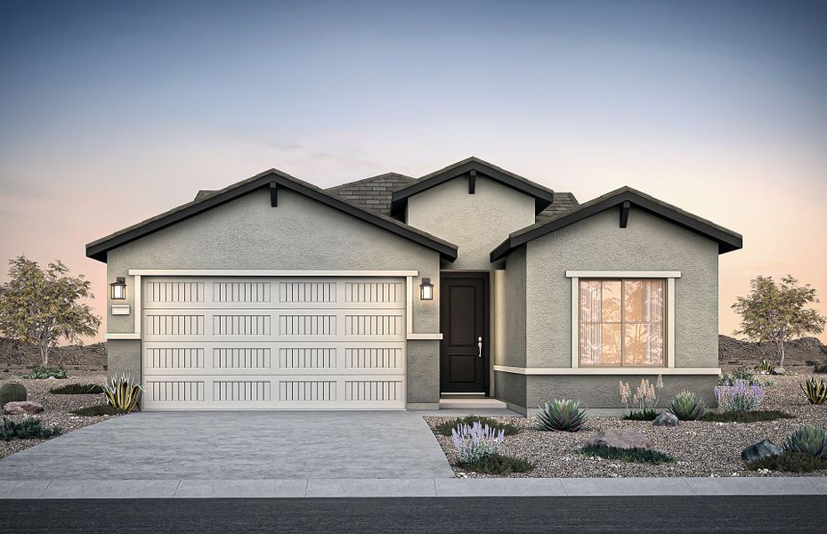 Representative exterior photo of a completed home built from the Nectar by Pulte Homes in Hayden Estates, Buckeye, AZ (Image 4).
