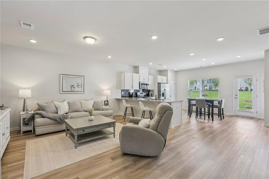 Furnished interior view inside a new home in Ellison Square, Sugar Hill (Image 15).