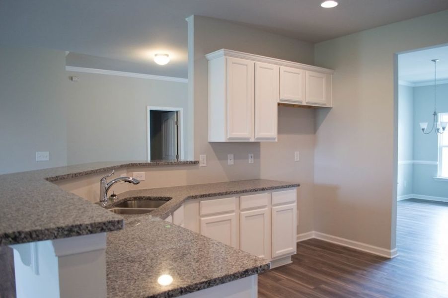 Representative furnished interior of a home built from the Richmond by Piedmont Residential in The Reserve at Willow Oaks, Canton (Image 5).