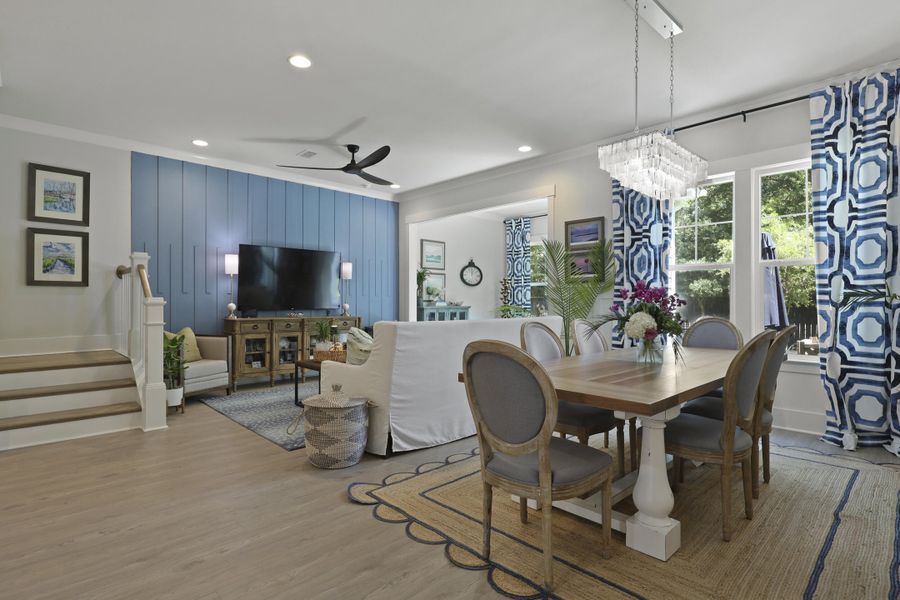 Furnished interior view inside a new home in , Mount Pleasant (Image 10).