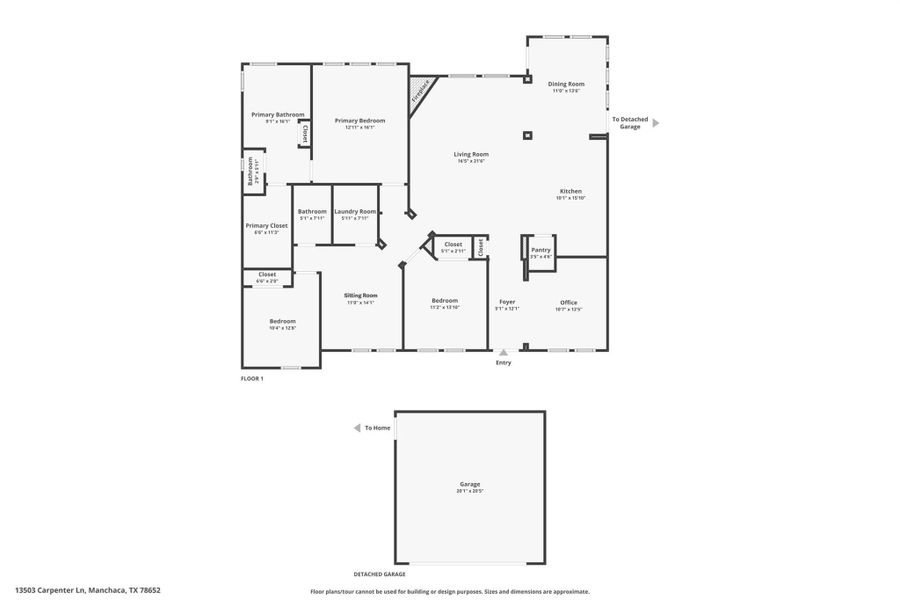 2D floor plan layout of this home in , Manchaca, TX (Image 4). 2D floor plan layout of this home in , Manchaca, TX (Image 4).