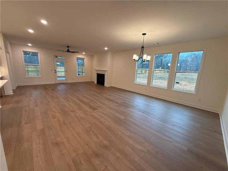 Spacious, unfurnished interior of a new home in , Hiram (Image 20).