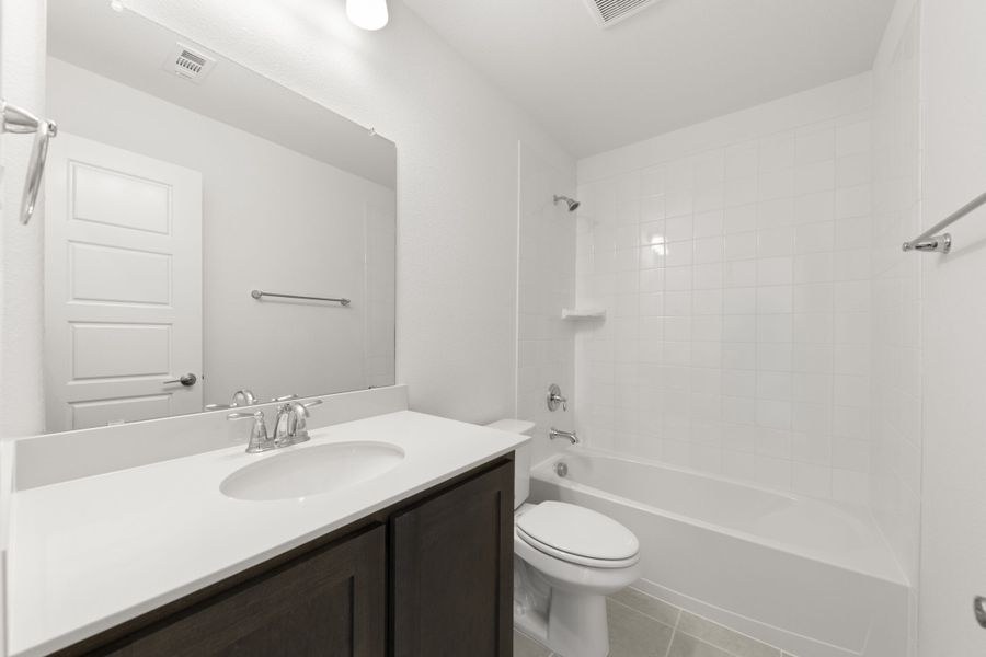 Furnished interior view inside a new home in Keeneland, Aubrey (Image 13).