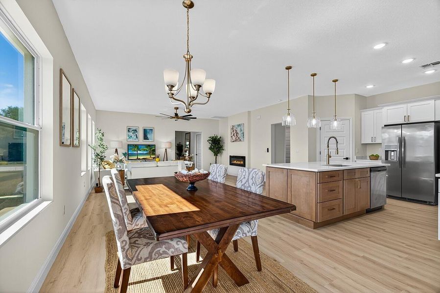 Furnished interior view inside a new home in , Vero Beach (Image 40).