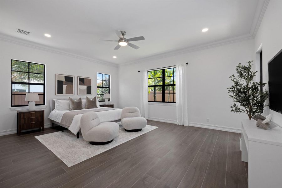 Furnished interior view inside a new home in , Palm Beach Shores (Image 14). Furnished interior view inside a new home in , Palm Beach Shores (Image 14).