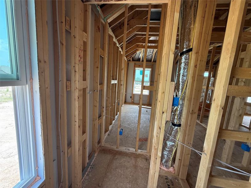 In-progress construction of a new home in The Cottages at La Cima, San Marcos, TX (Image 9). In-progress construction of a new home in The Cottages at La Cima, San Marcos, TX (Image 9).