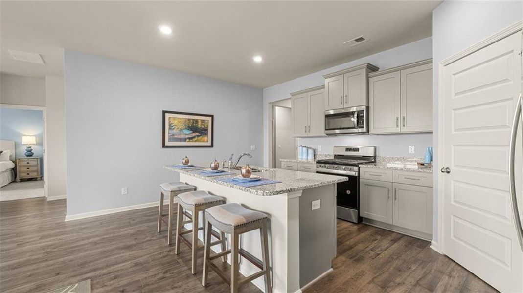 Furnished interior view inside a new home in Jackson Landing, Jefferson (Image 23).