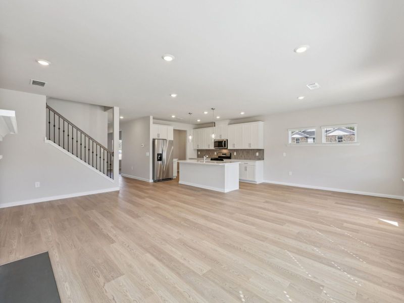 Spacious, unfurnished interior of a new home in Parkside at Grayson, Grayson (Image 12).