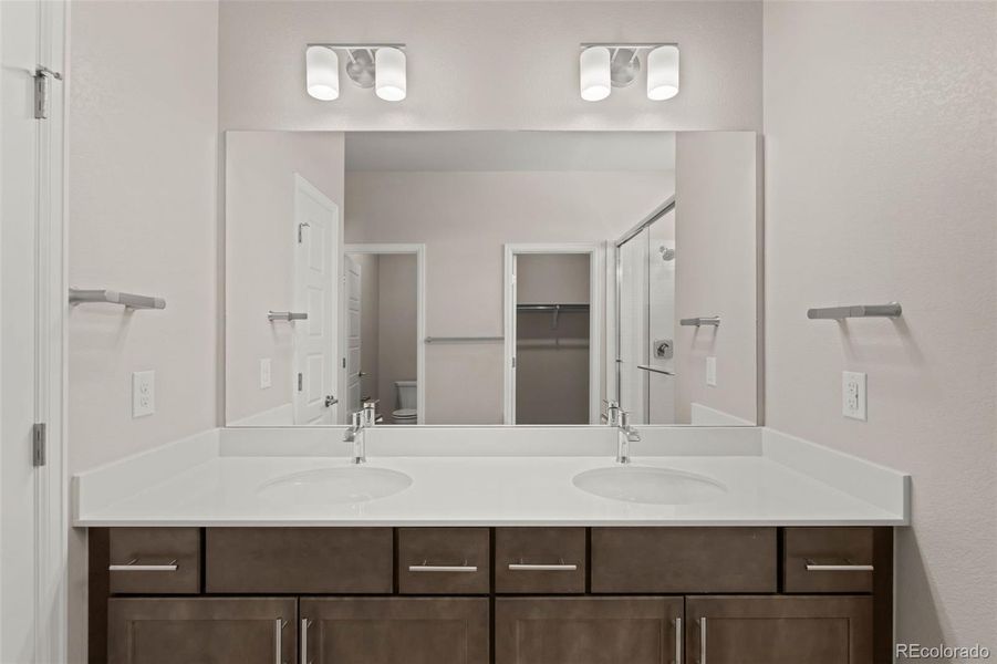 Furnished interior view inside a new home in Painted Prairie, Aurora (Image 15).